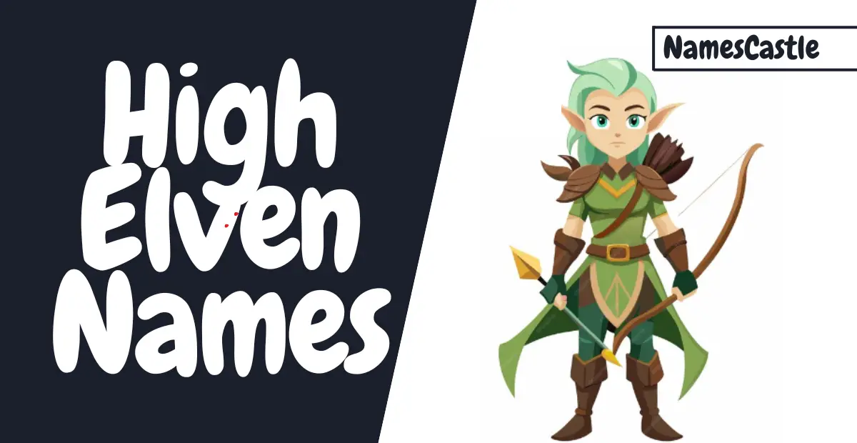 High Elven Names