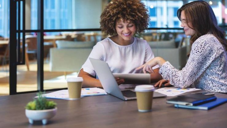 A business audit reviews financial records for accuracy.
