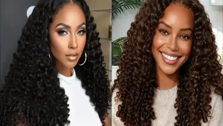 CurlyMe 360 Glueless Wig & CurlyMe Burmese Curly Wig