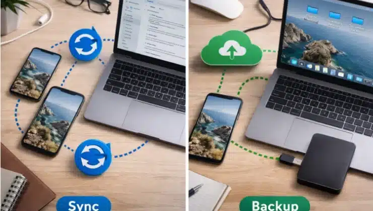 sync vs backup